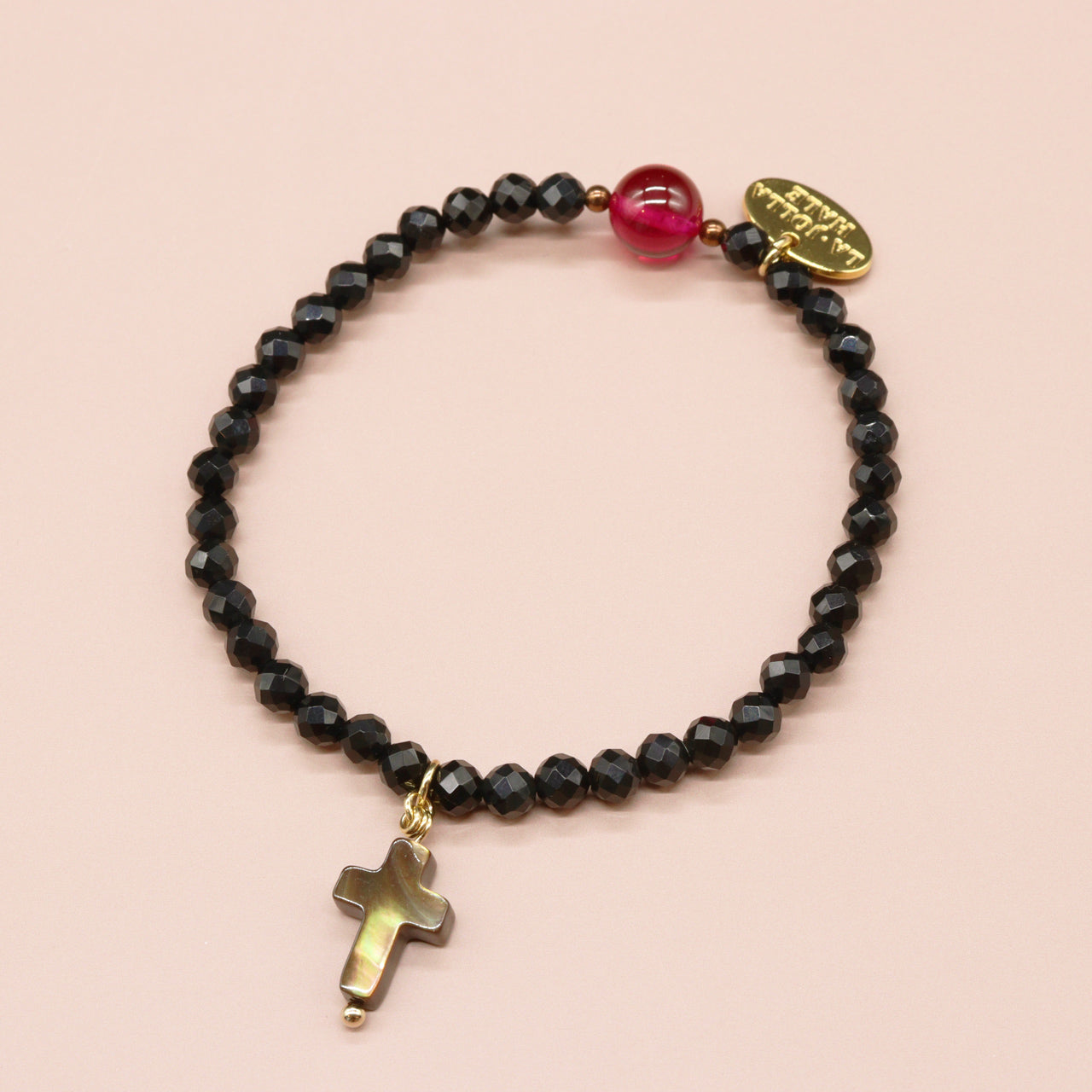 【Flames of Crimson】ルビー×人工ルビー×ラベンダーアメシスト×カオリン ブレスレット