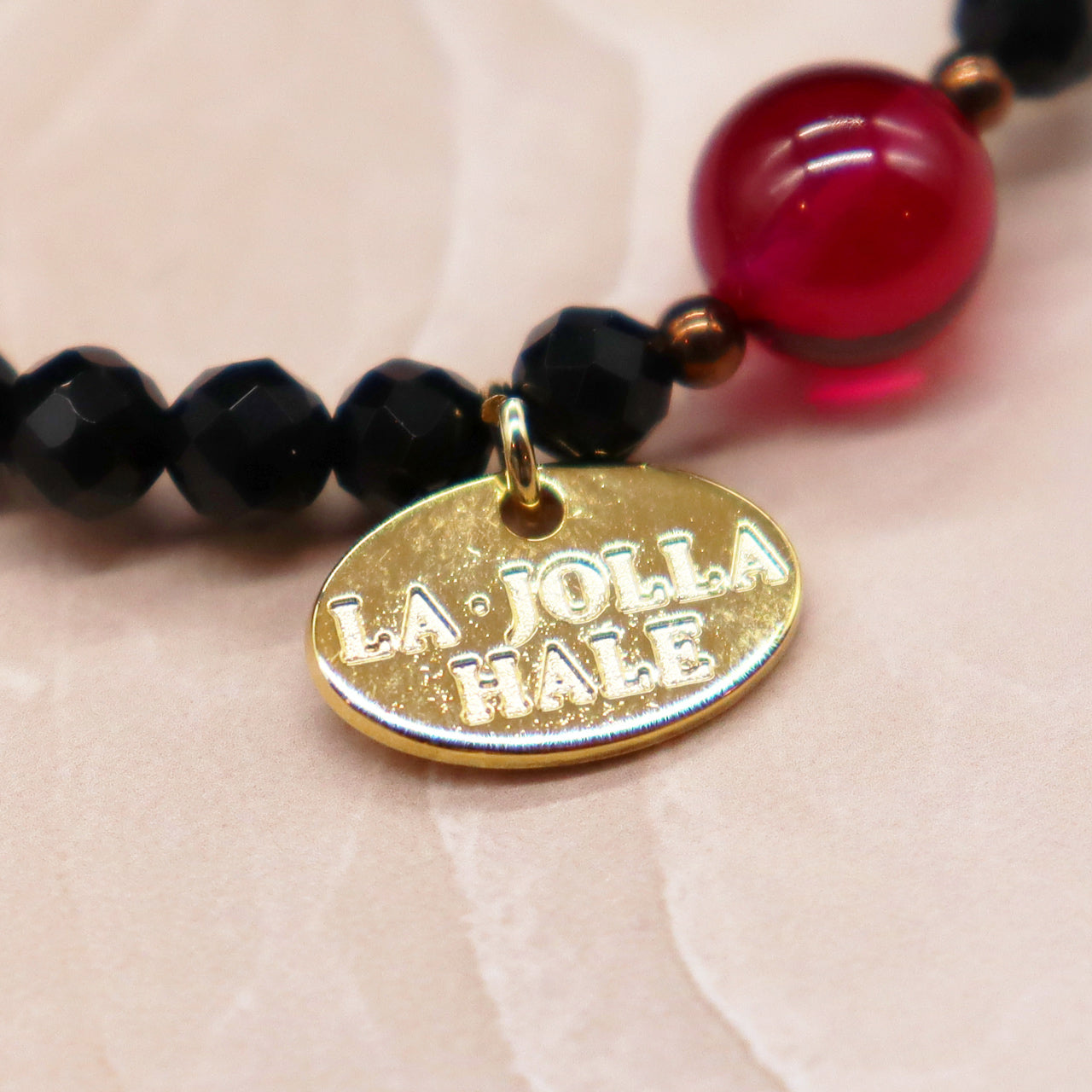 【Flames of Crimson】ルビー×人工ルビー×ラベンダーアメシスト×カオリン ブレスレット