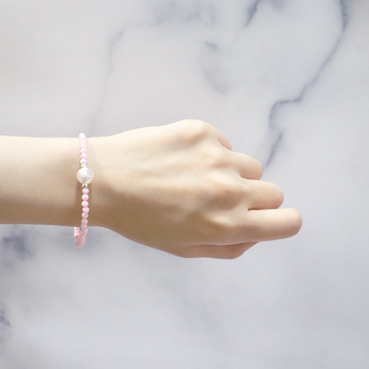 【Starry Sky Fragment】亀甲天珠×ラピスラズリ×ジルコニア×マグネサイト ブレスレット