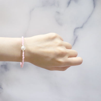 【Starry Sky Fragment】亀甲天珠×ラピスラズリ×ジルコニア×マグネサイト ブレスレット