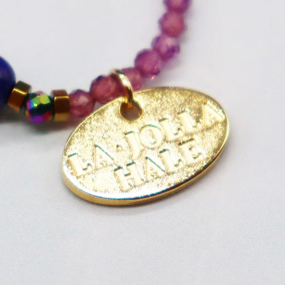 【Starry Sky Fragment】ラピスラズリ×ロードライトガーネット リング