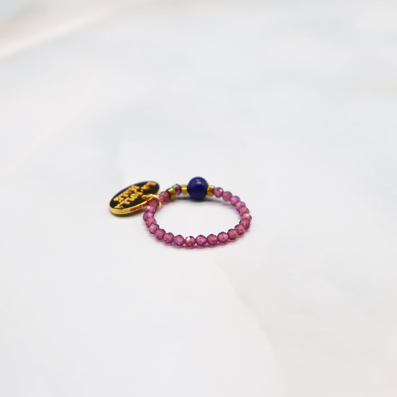 【Starry Sky Fragment】ラピスラズリ×ロードライトガーネット リング