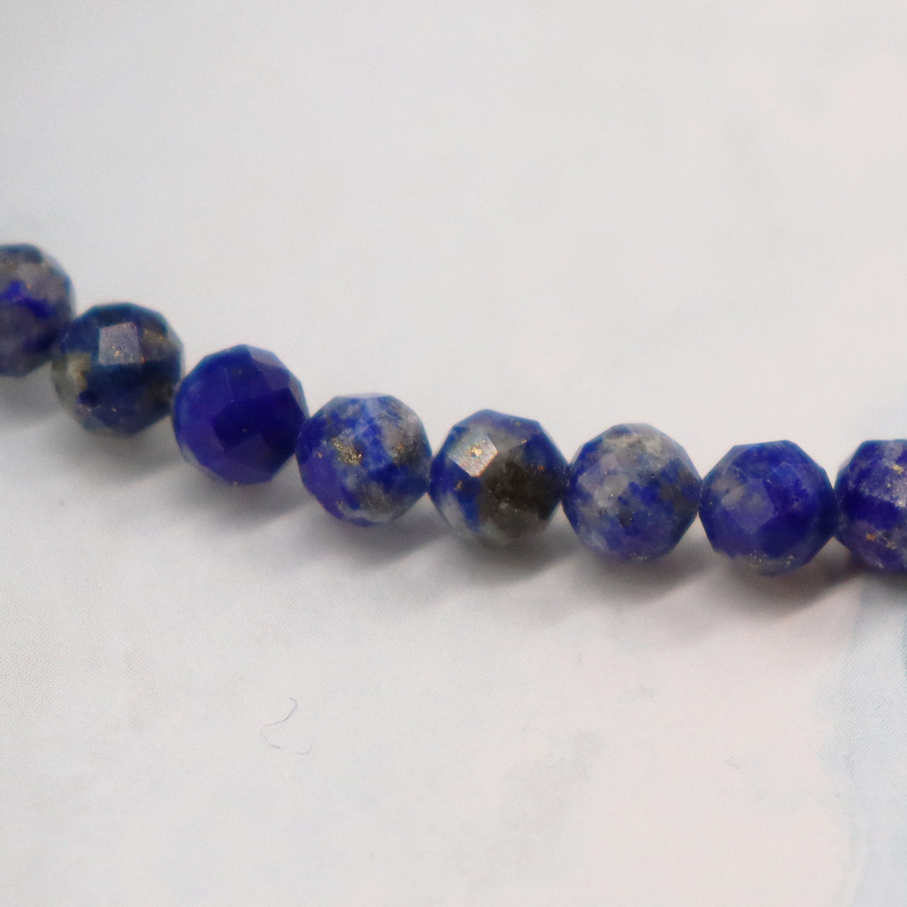 【Starry Sky Fragment】ラピスラズリ×ラブラドライト×ブラックシェル×ピンクトパーズ ブレスレット