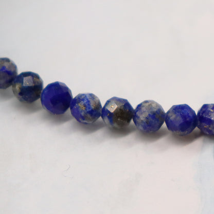 【Starry Sky Fragment】ラピスラズリ×ラブラドライト×ブラックシェル×ピンクトパーズ ブレスレット