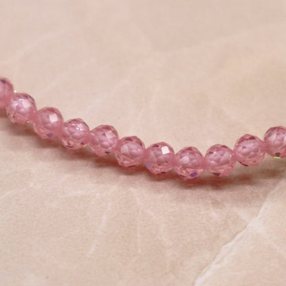 【Blooming Pink Roses】水紋天珠×ローズクォーツ×ジルコニア×アクアマリン ブレスレット