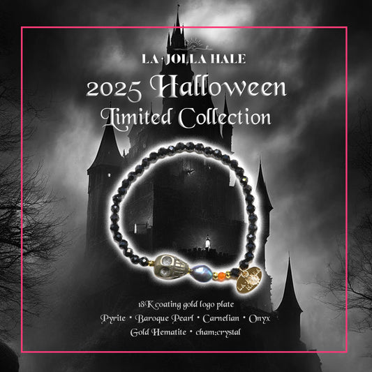【2025 Halloween Limited Collection】パイライト×バロックパール×カーネリアン×オニキス ブレスレット
