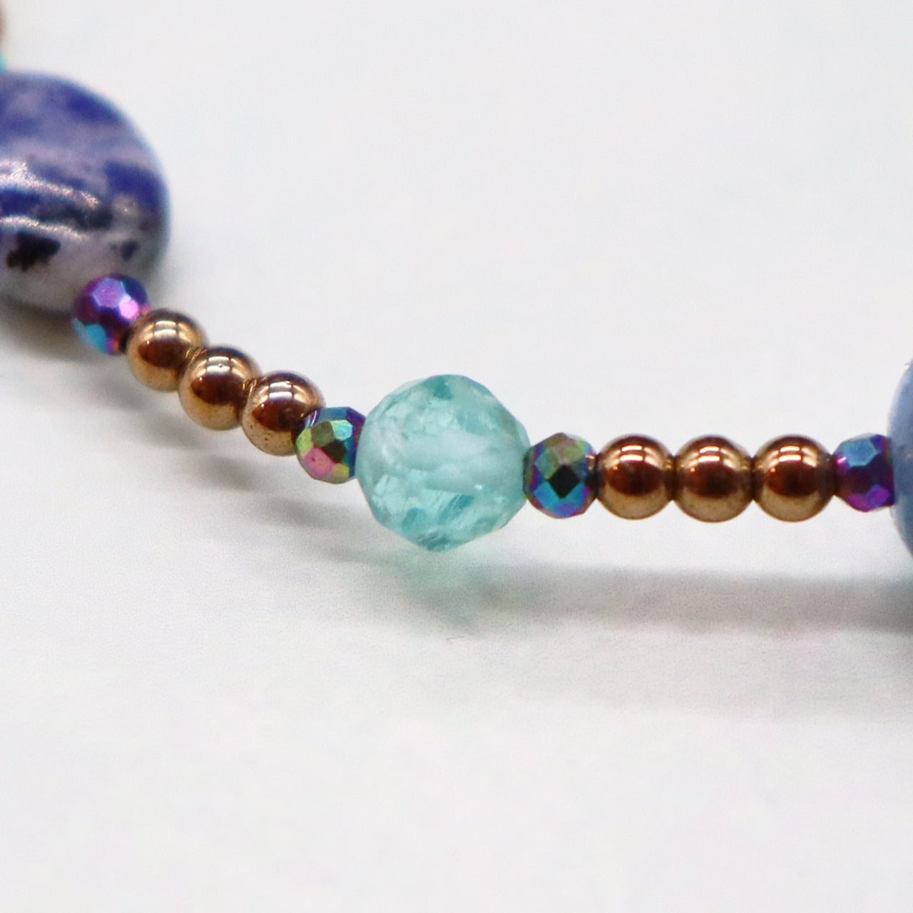 【Like a Honey Candy】三眼天珠×シトリン×アメトリン×ソーダライト× ブレスレット