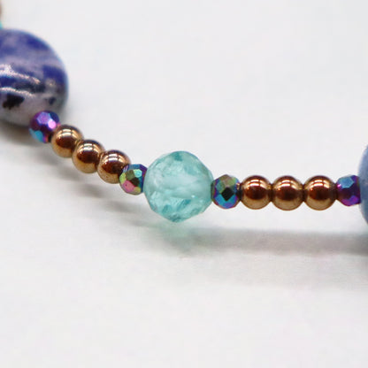 【Like a Honey Candy】三眼天珠×シトリン×アメトリン×ソーダライト× ブレスレット