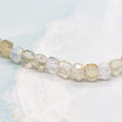 【Like a Honey Candy】シトリン×インプレッションストーン×パール ブレスレット